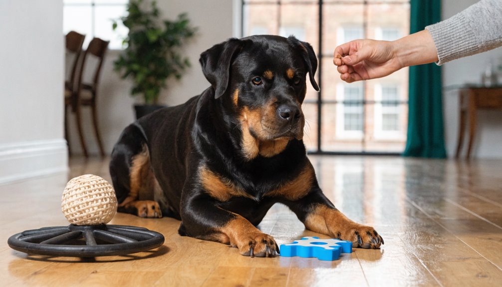 rottweiler focused brain training