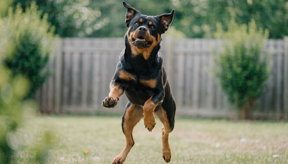 stop rottweiler jumping up